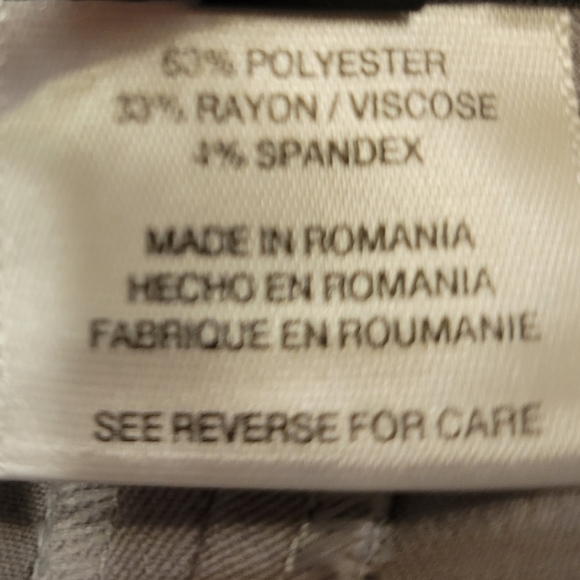 Virtue Dove Gray Dress Slacks, NWOT, Sz 4 - Picture 6 of 7